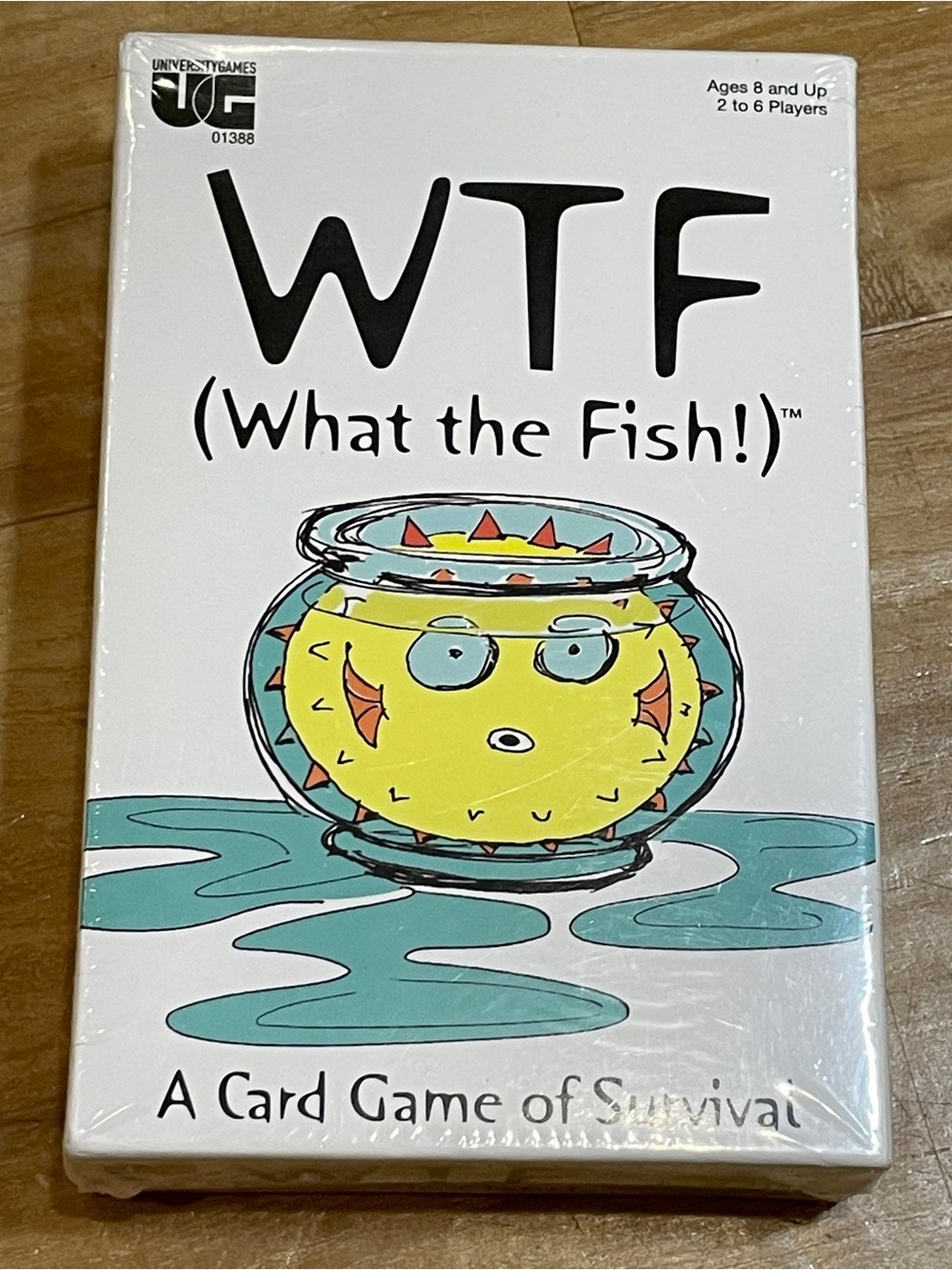 New WTF (What the Fish) Card Game of Survival Family Fun-Factory Sealed Ages 8+